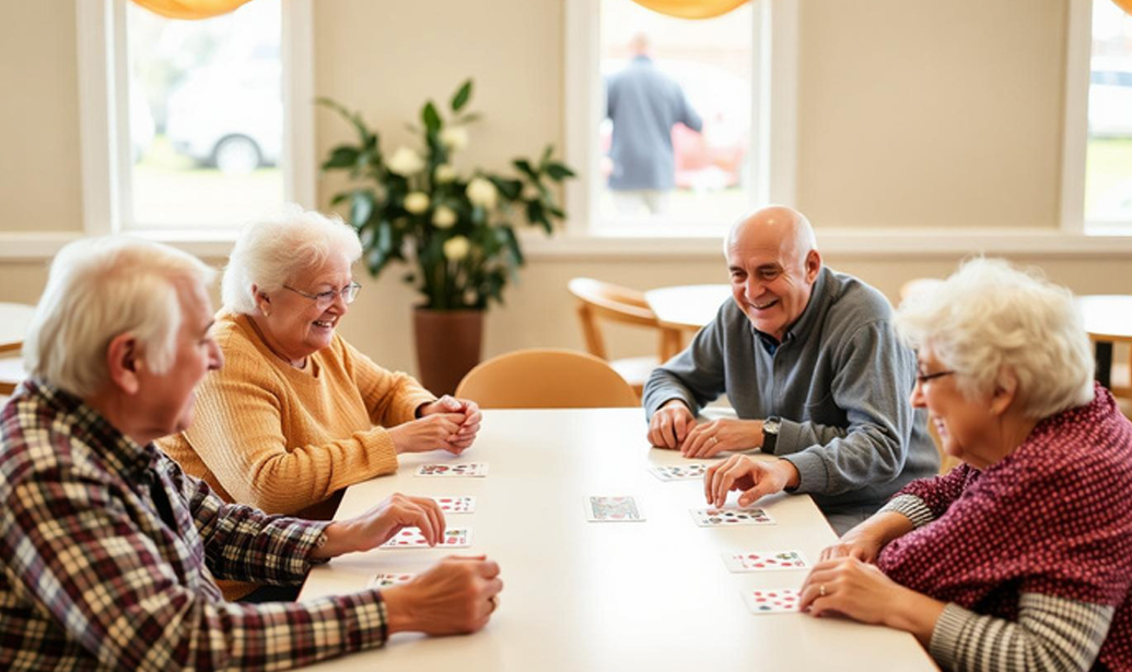 Seniors enjoying community
